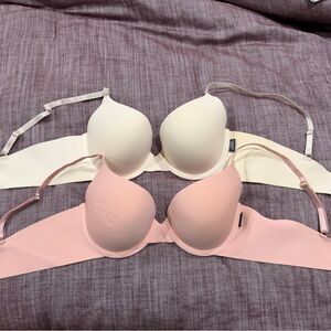 Vince Camuto Blush Pink and Ivory Bras